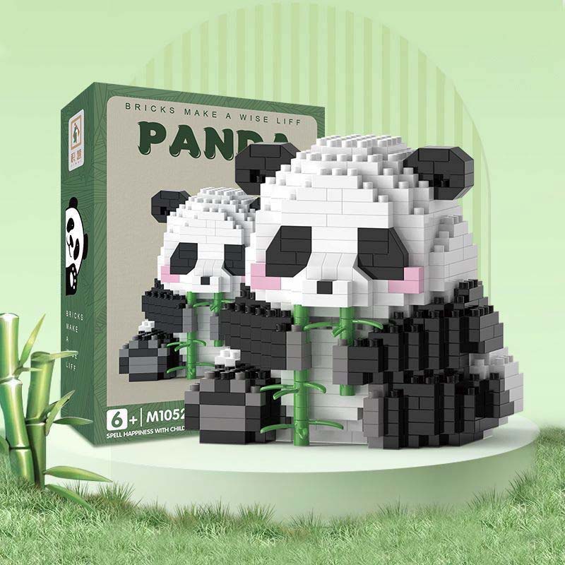 Hungry Panda Building Block Figure