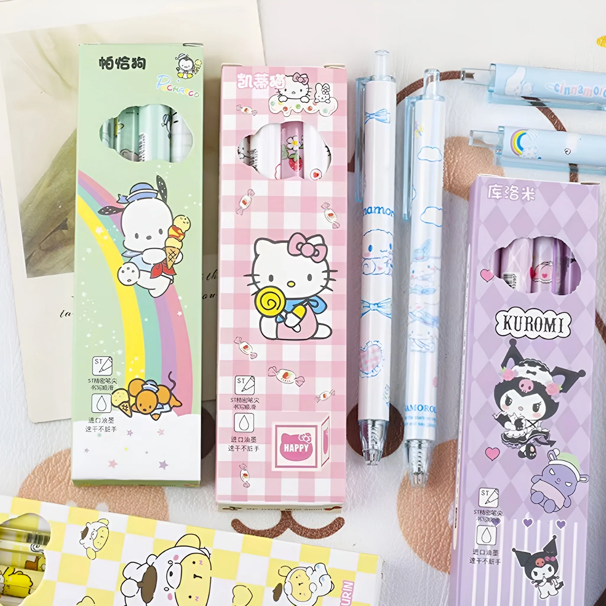 Sanrio Pochacco Gel Pen - Set of 4