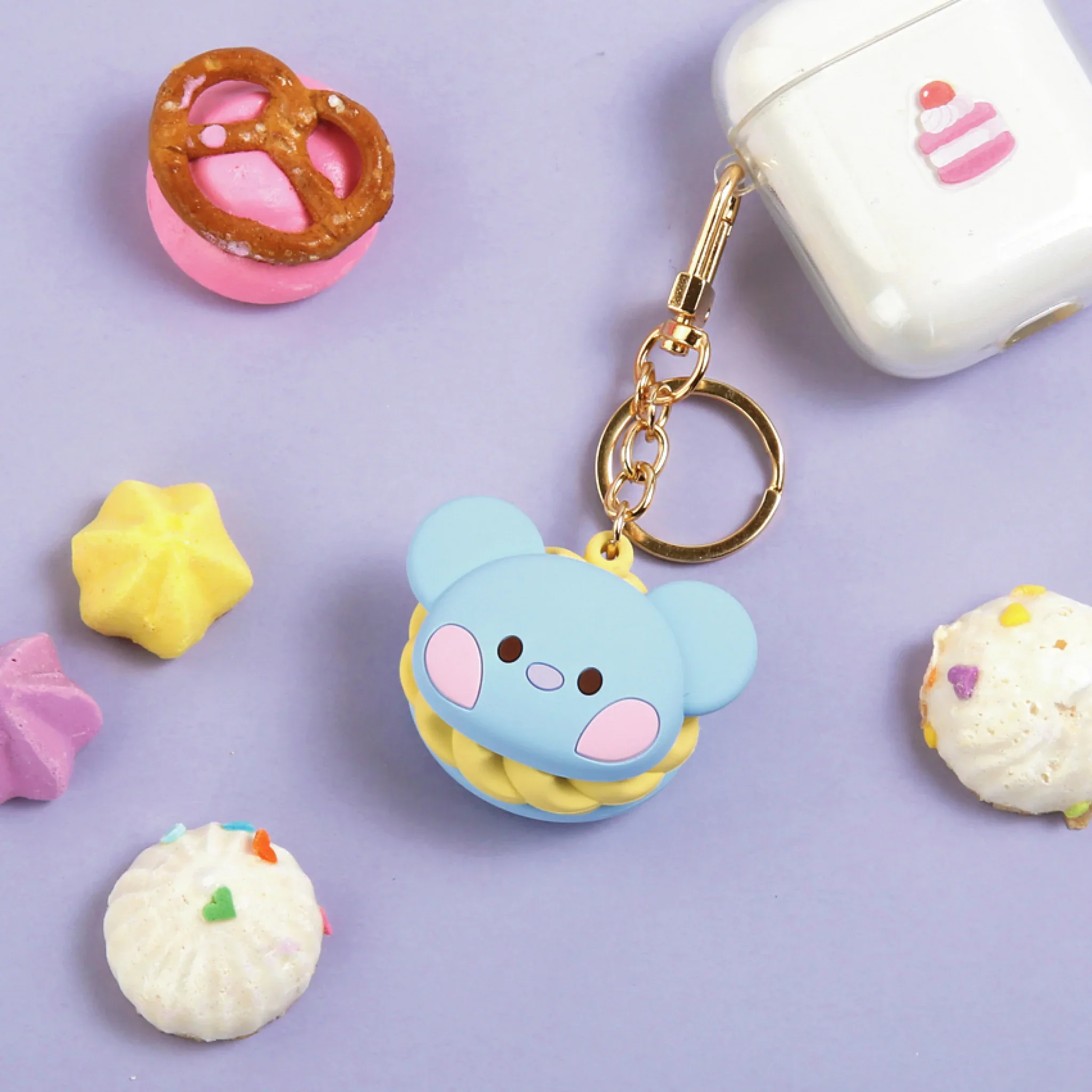 BT21 Mini Macaron Keychain