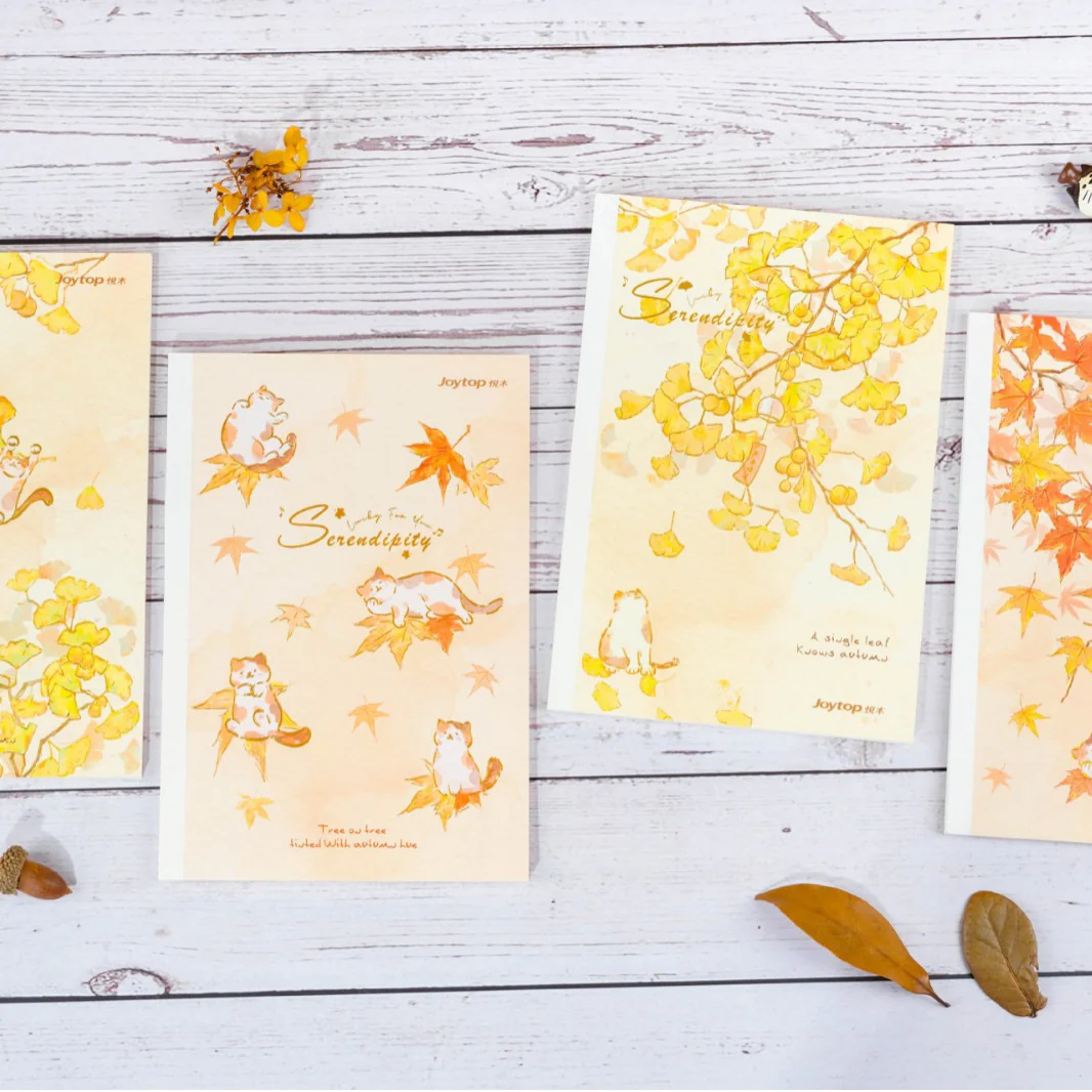 Serendipity Purrfect Fall A5 Notebook
