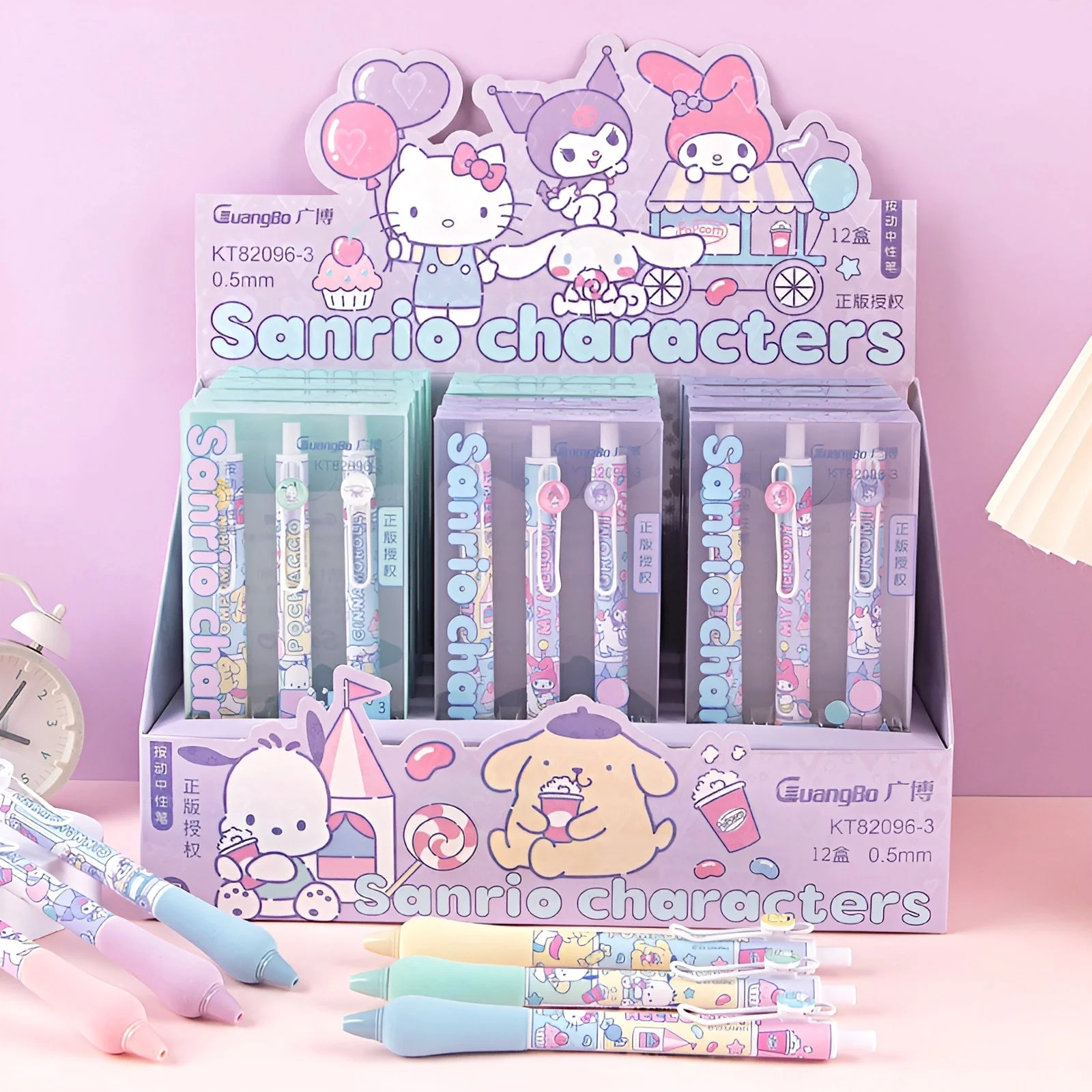Sanrio Comics Gel Pens - Set of 3 - Limited Edition