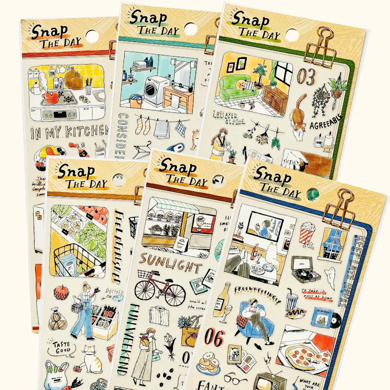 Mind Wave Snap The Day Stickers