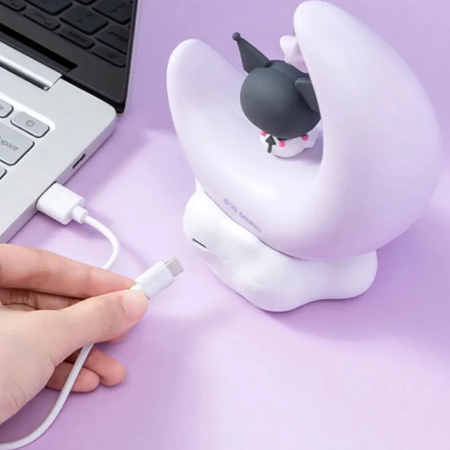Sanrio Moon Shaped Desk Light