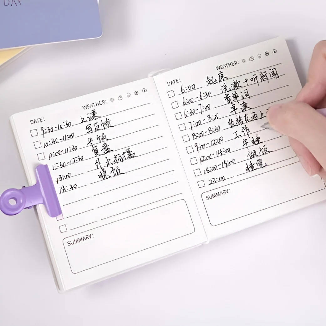 Plan For Today Square Pocket Planner + Pen