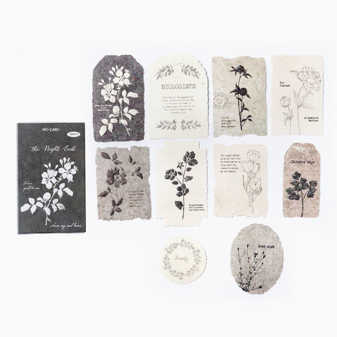 Pressed Flowers Embossed Paper - Boxed Set