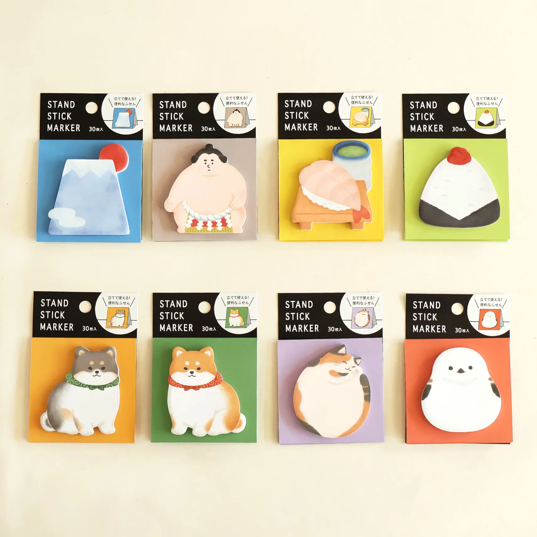 Mind Wave Stand Sticky Notes - Japan
