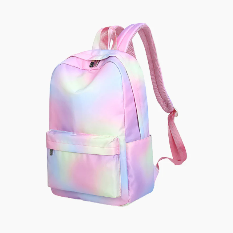 Rainbow Clouds Nylon Backpack