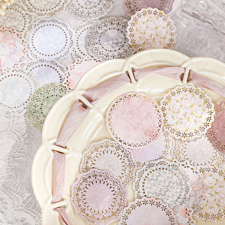 Dark Fragrance Series Lace Stickers