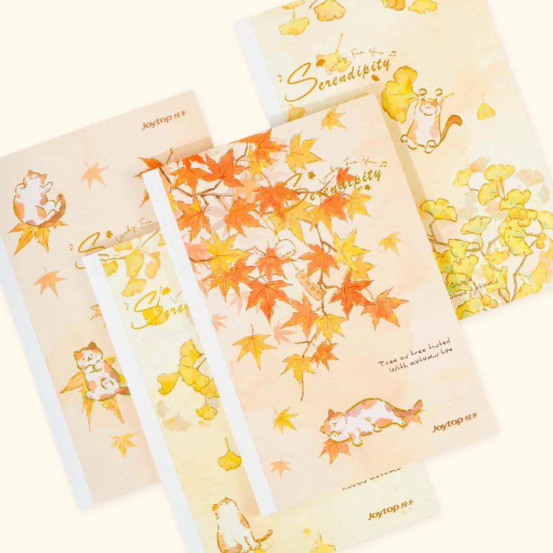 Serendipity Purrfect Fall A5 Notebook