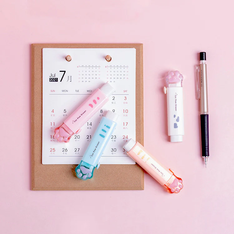 Cat Paw Retractable Eraser