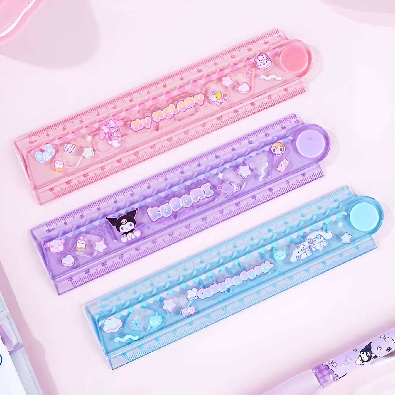 Sanrio Characters Stencil & Ruler Duo