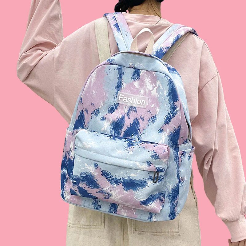 Rainbow Tie-Dye Nylon Backpack - LIMITED STOCK - 20 PIECES!!!