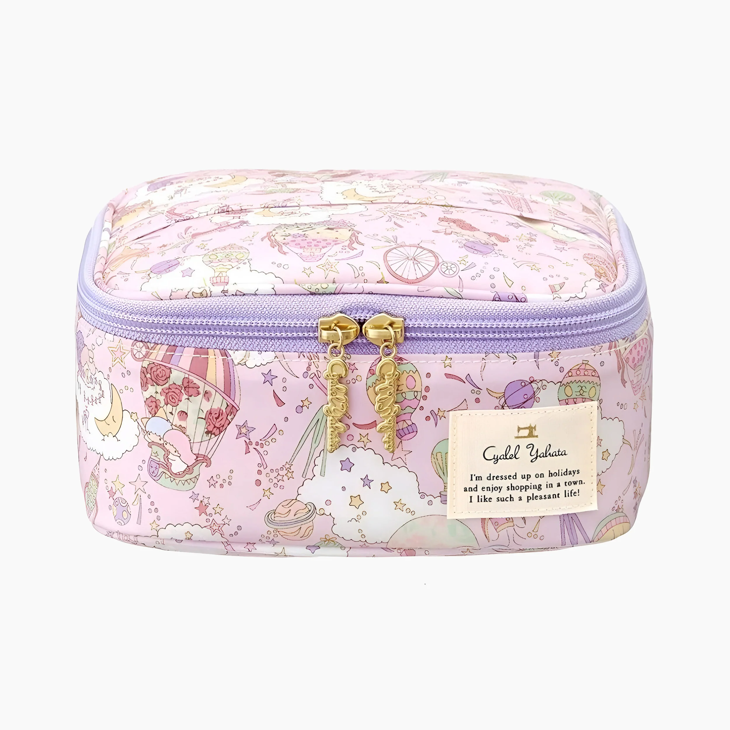 Sanrio x Liberty Fabrics Floral Cosmetic Organizer Bag - Limited Edition