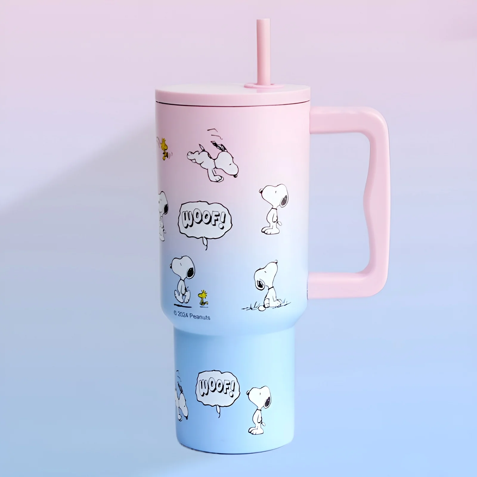 Peanuts Snoopy Woof Travel Tumbler - Limited Ombre Color