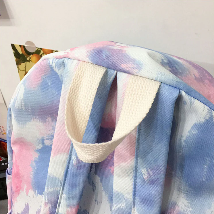 Rainbow Tie-Dye Nylon Backpack - LIMITED STOCK - 20 PIECES!!!