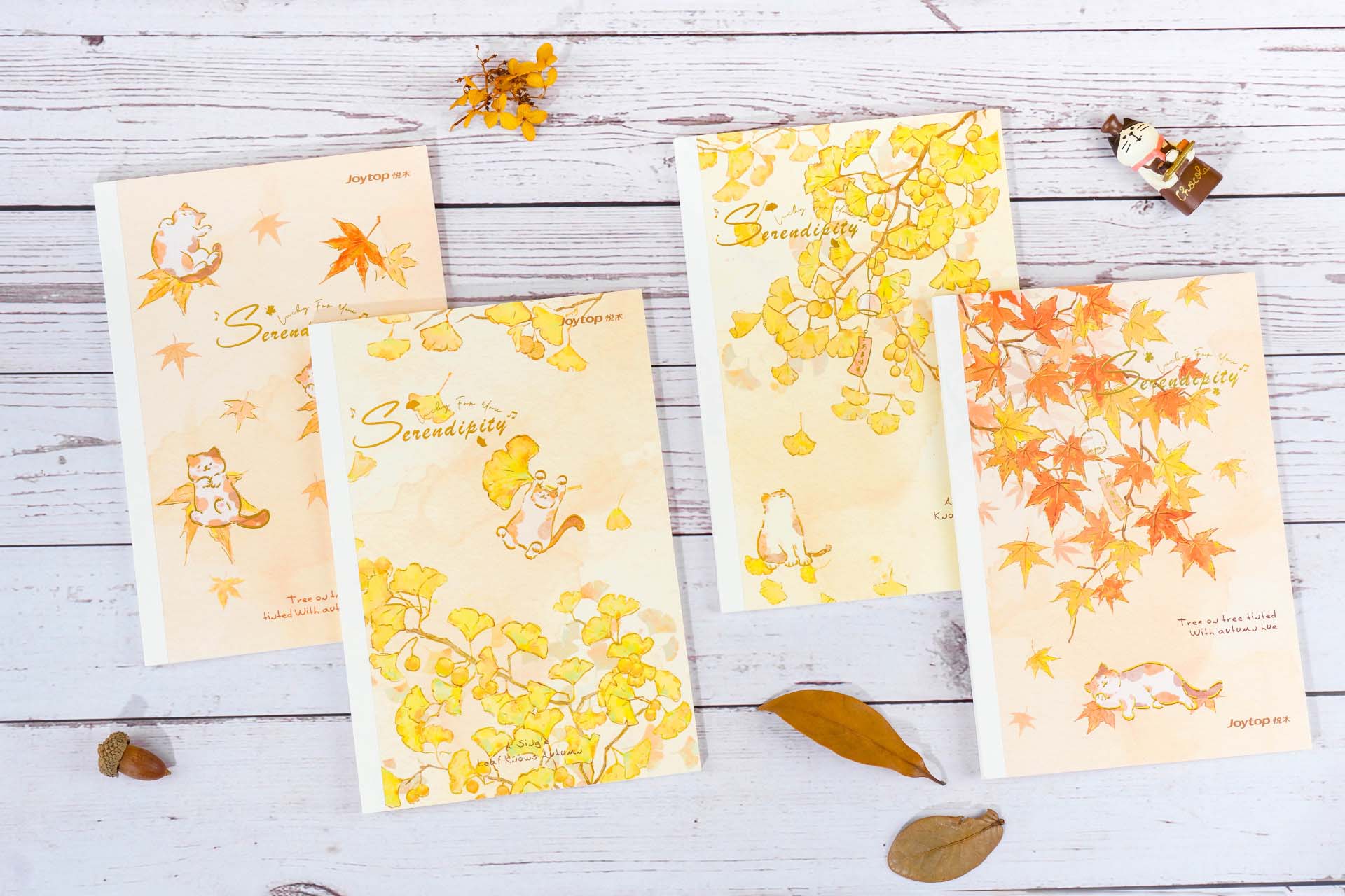 Serendipity Purrfect Fall A5 Notebook