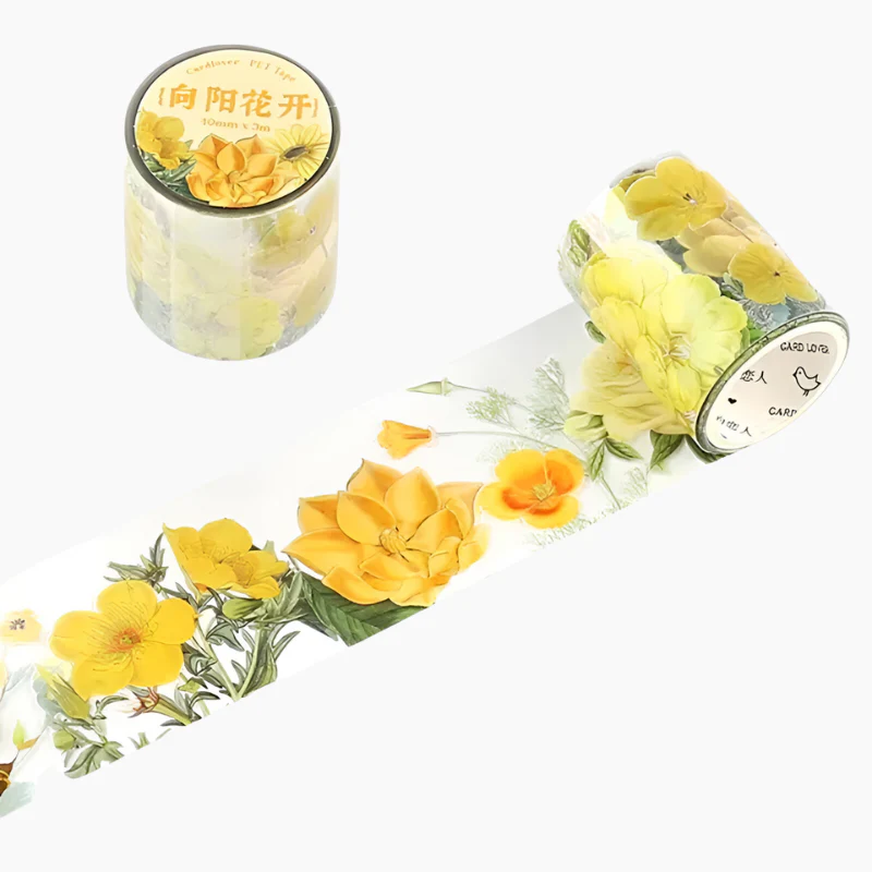 Flower Garden Clear Masking Tapes