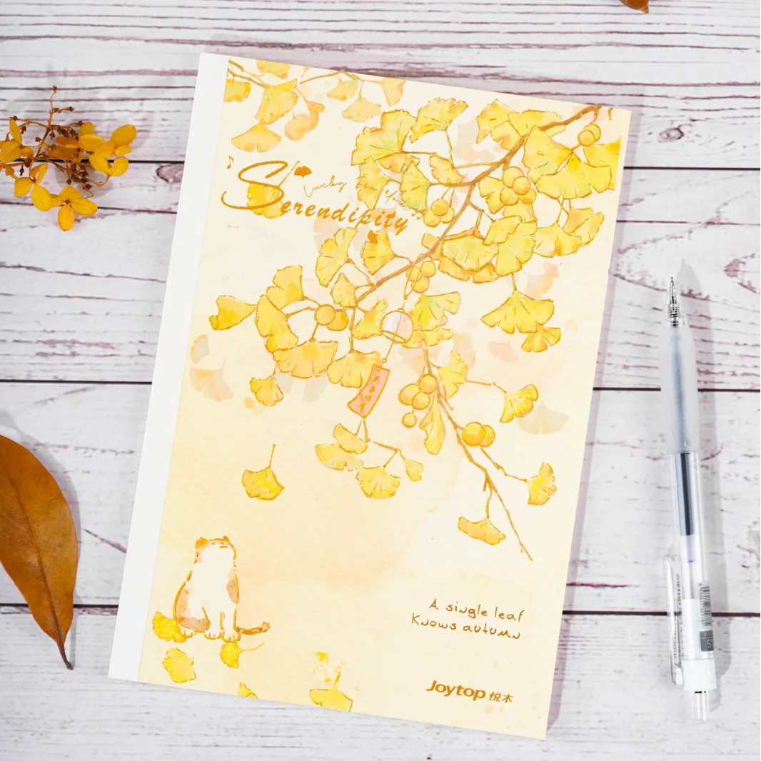 Serendipity Purrfect Fall A5 Notebook