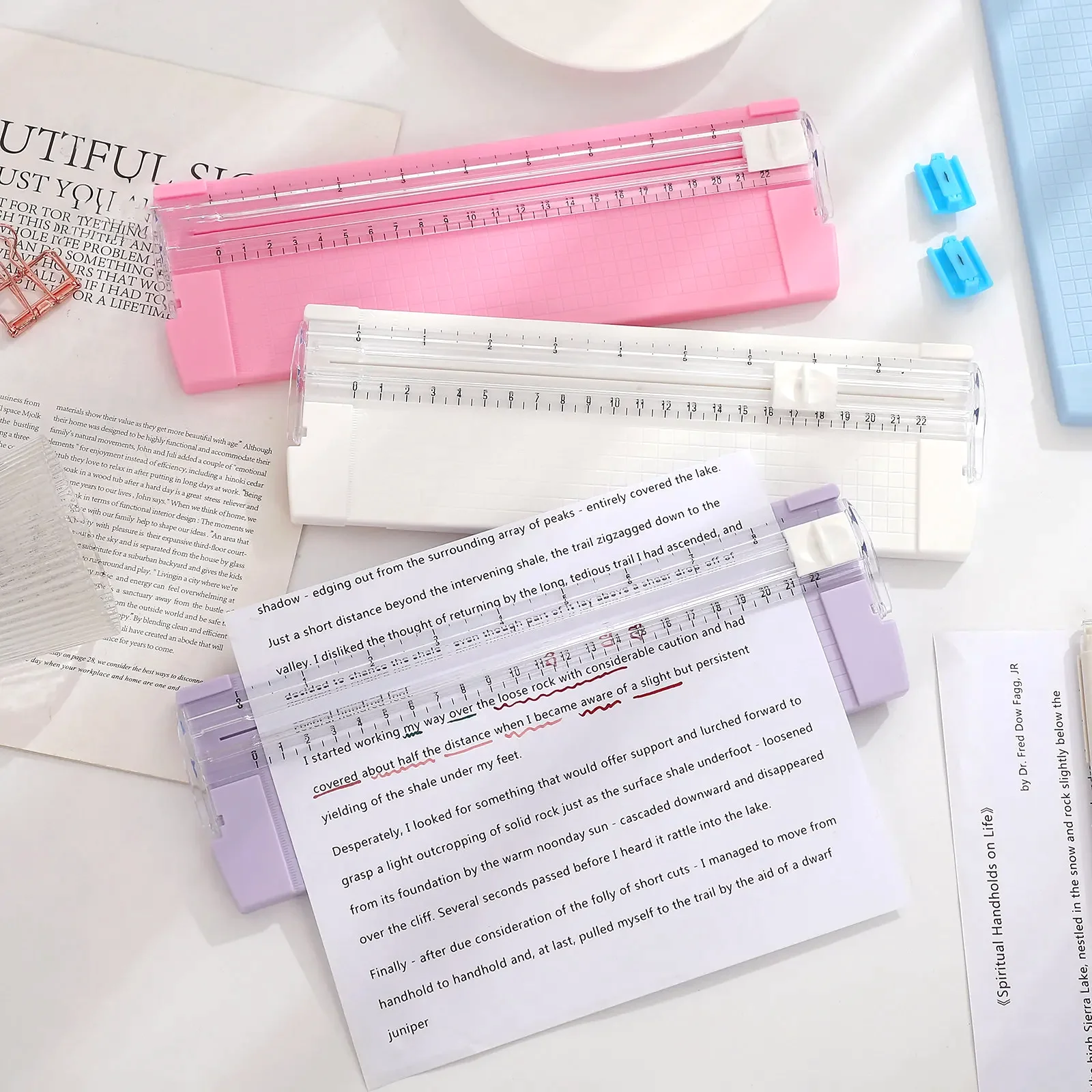 Bidirectional Manual Paper Cutter