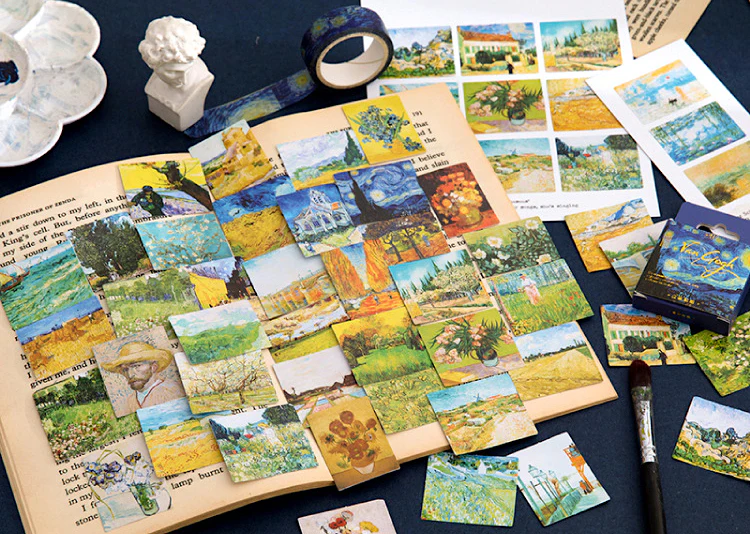 Van Gogh's Masterpiece Moments Stickers