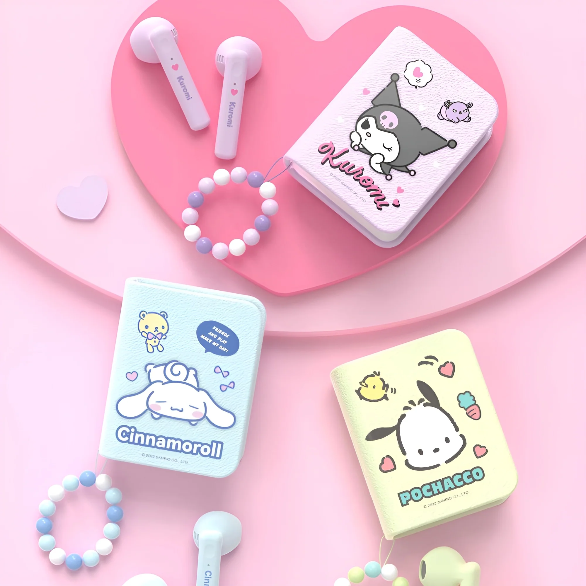 Sanrio Character Mini Book Bluetooth Headphones