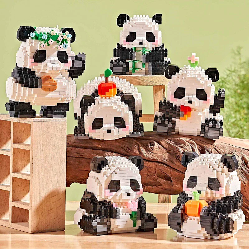 Hungry Panda Building Block Figure