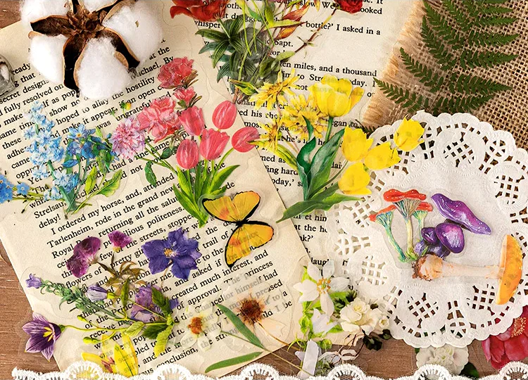 Garden Diary Flower Stickers