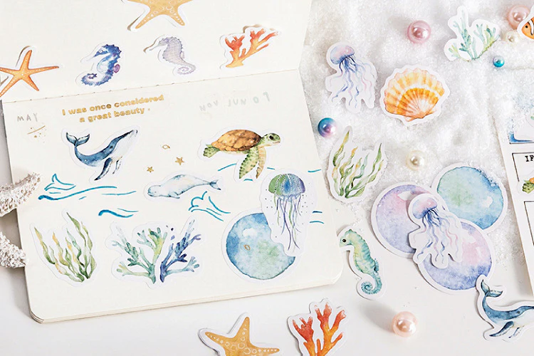 Ocean Wonders Paper Stickers