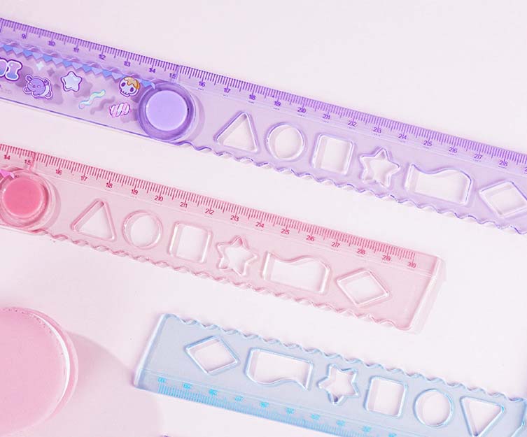 Sanrio Characters Stencil & Ruler Duo