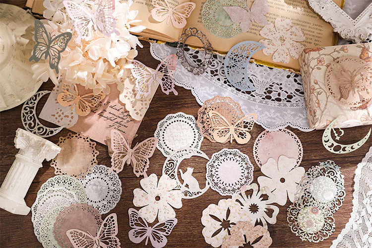 Dark Fragrance Series Lace Stickers