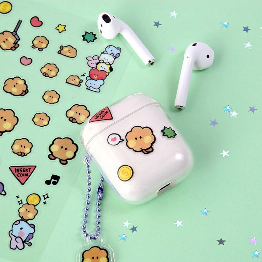 BT21 Clear Stickers - Minini