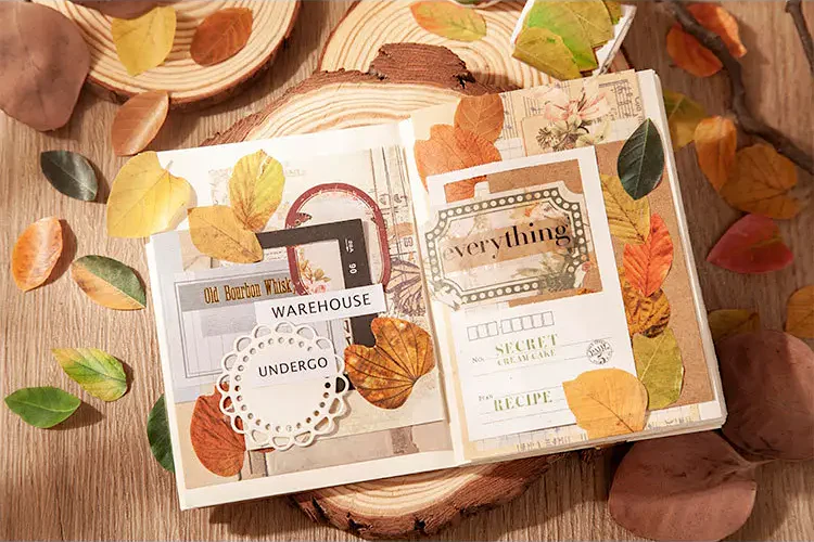 Fall Leaves Masking Sticker Roll