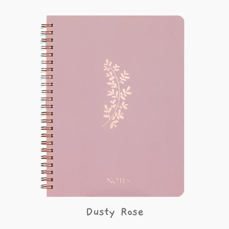 Serenity Bloom Spiral Notebooks