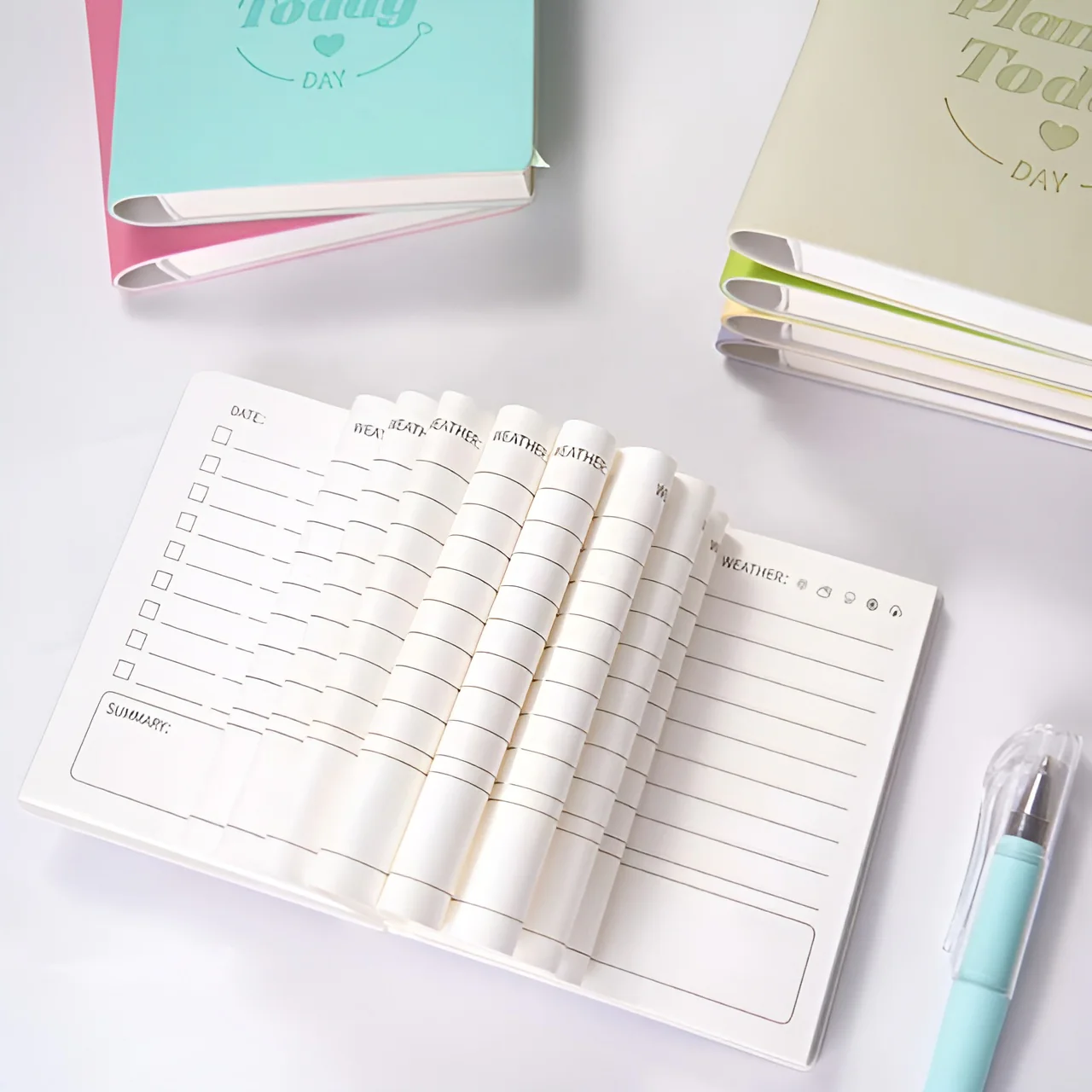 Plan For Today Square Pocket Planner + Pen