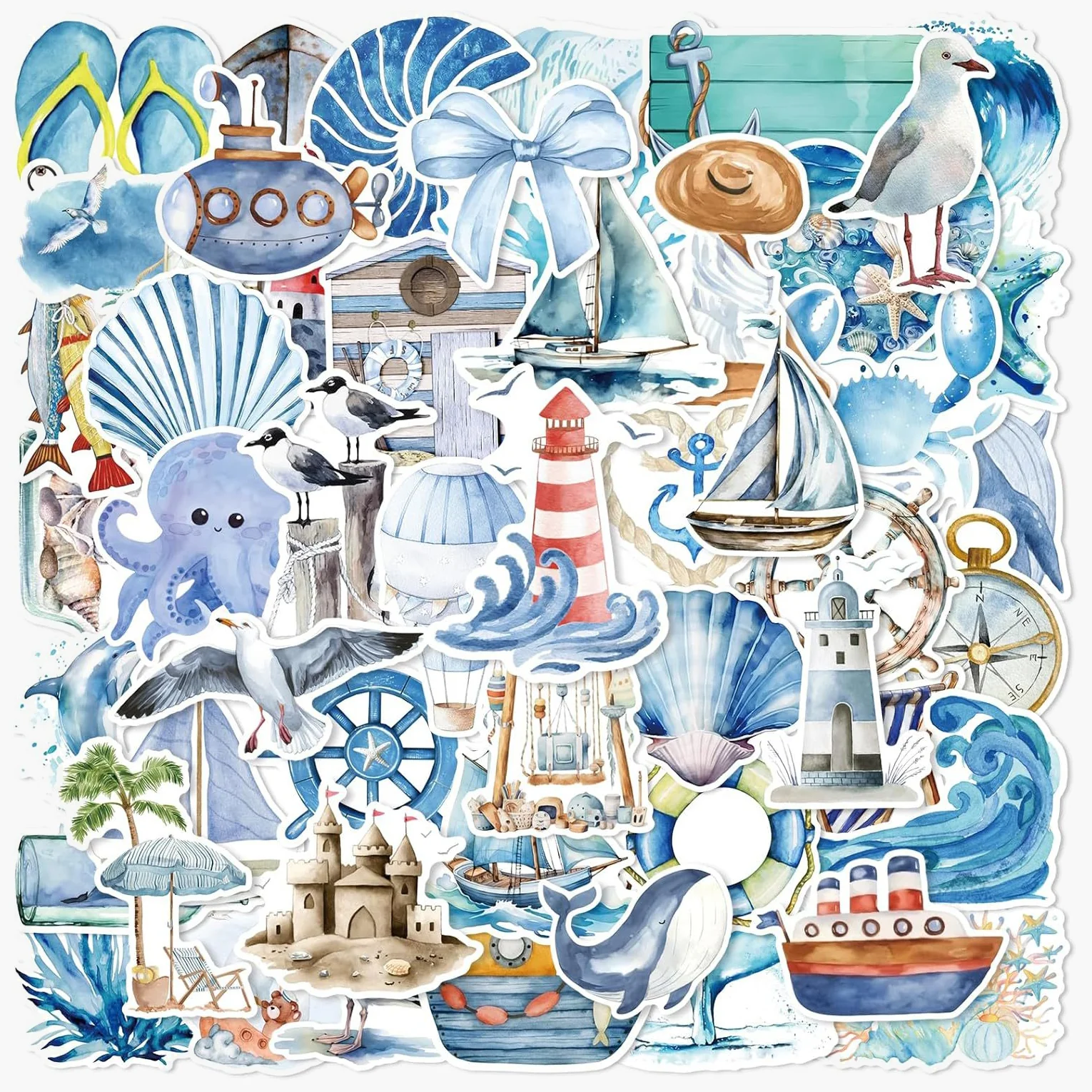 Sea Explorer's Paper Stickers - Limited Summer Edition