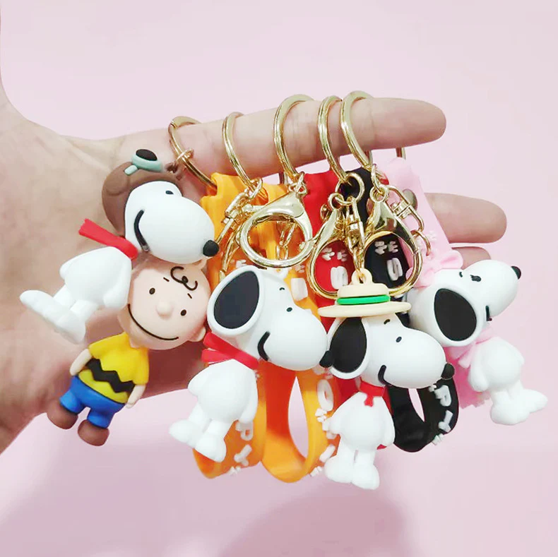 Peanuts Snoopy Figure Keychain