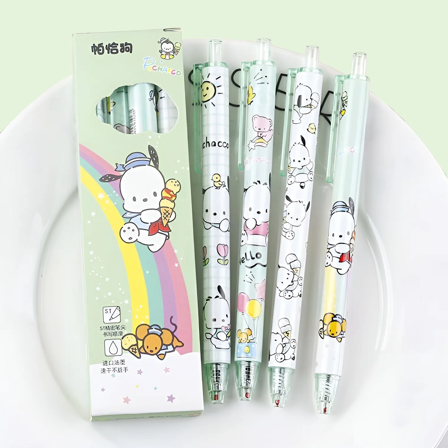 Sanrio Pochacco Gel Pen - Set of 4