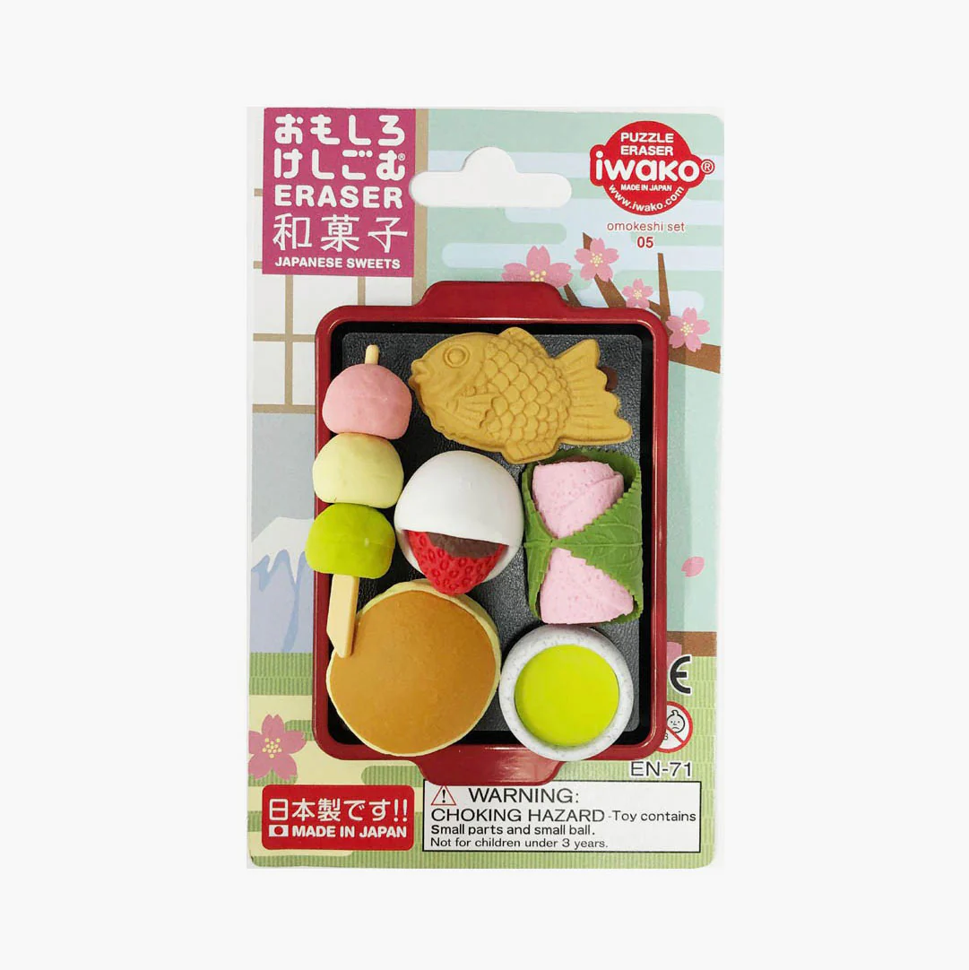 Iwako Eraser Set - Japanese Sweets