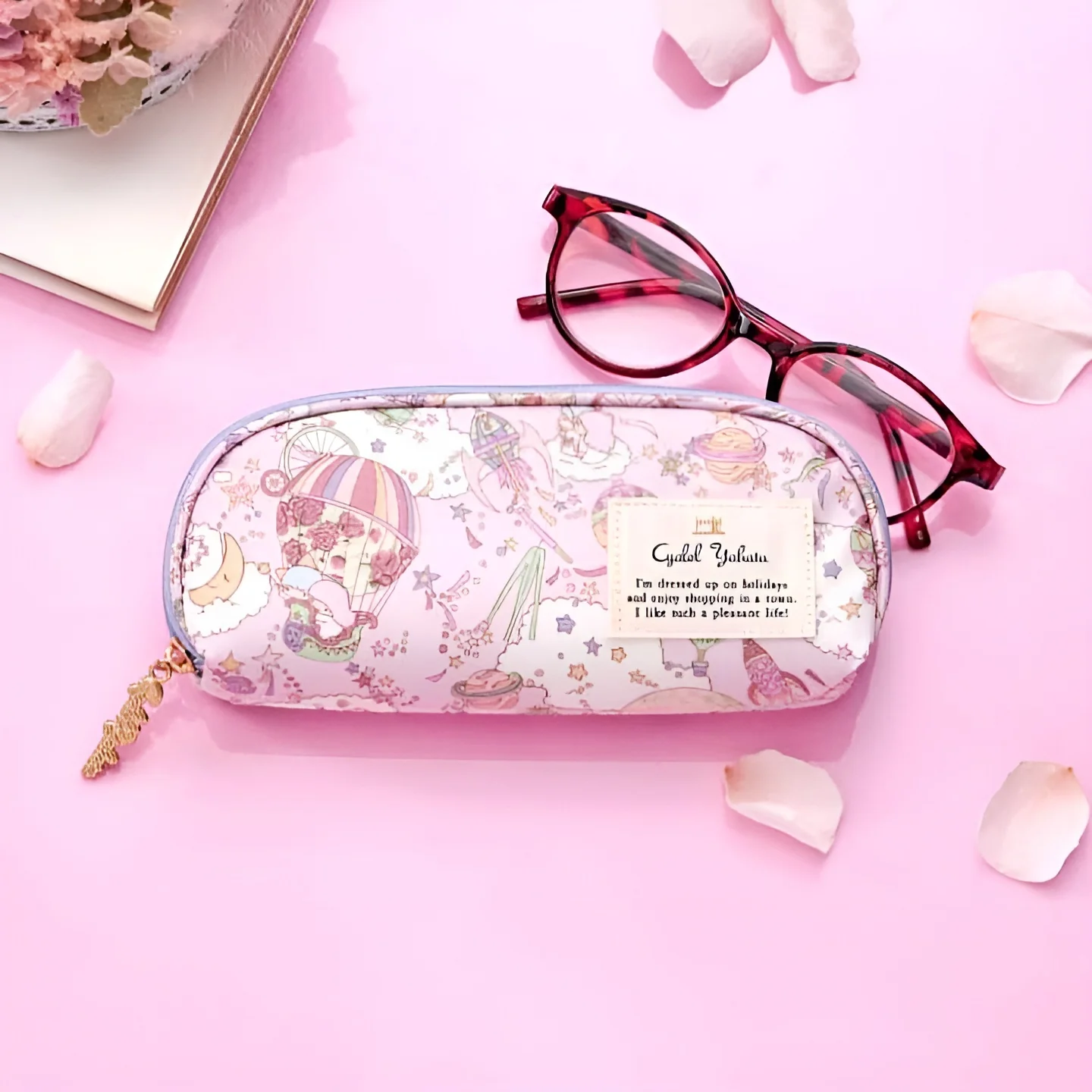 Sanrio x Liberty Fabrics Kiss-Lock Floral Glasses Case - Limited Edition