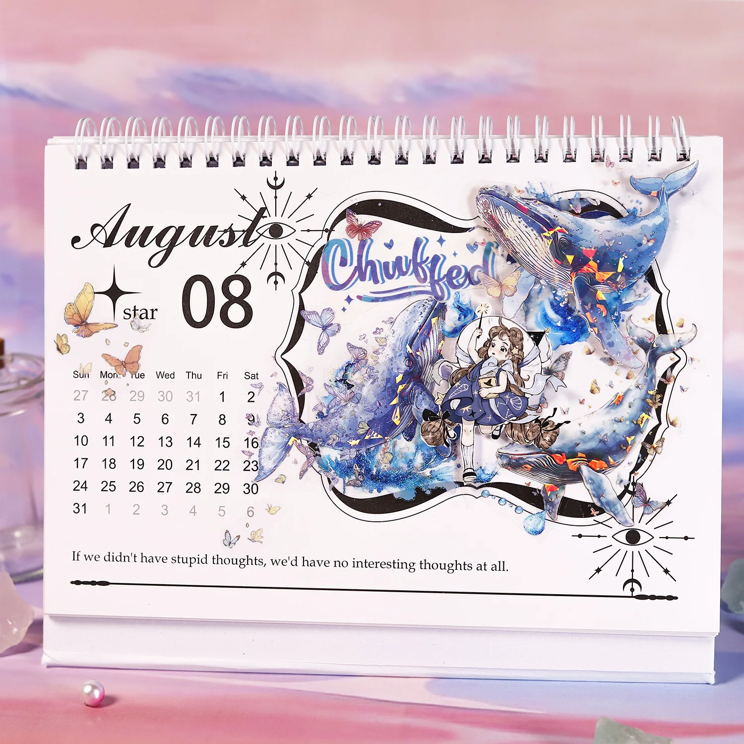 Deep Ocean Holo Whale Stickers - Limited Edition