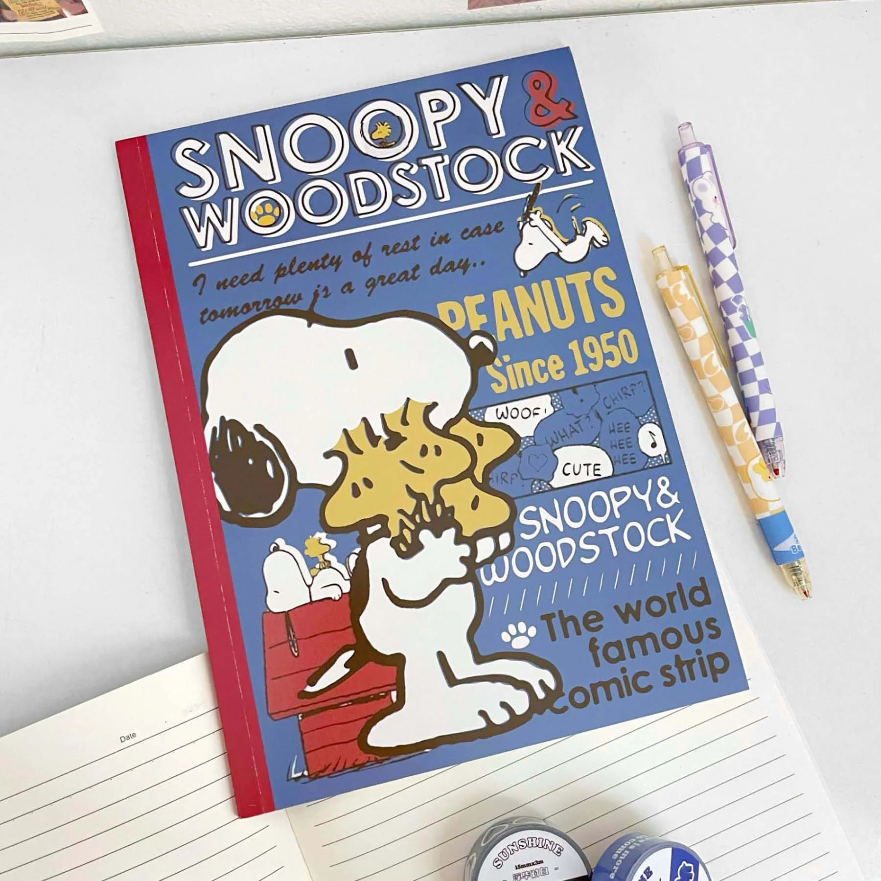 Peanuts Snoopy B5 Notebook - Limited Comics Series