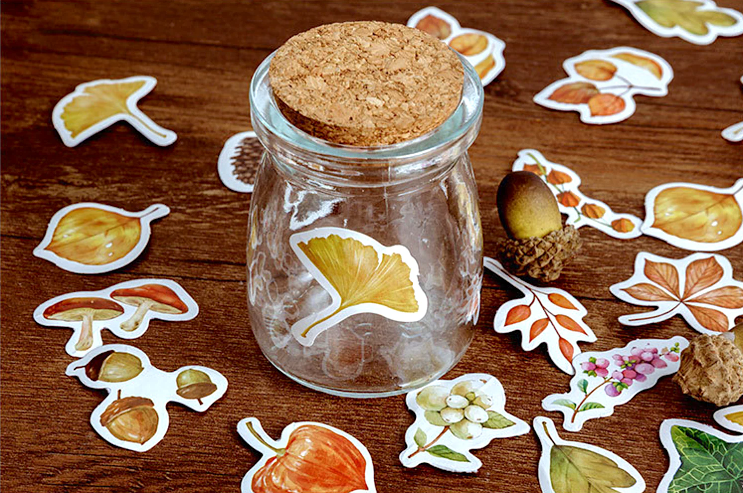 Forest Plants Paper Stickers