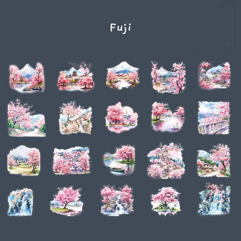 Kyoto in Spring PET Stickers - Limited Spring Edition