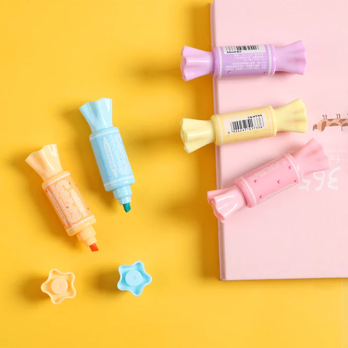 Mini Candy Highlighters - Set Of 6