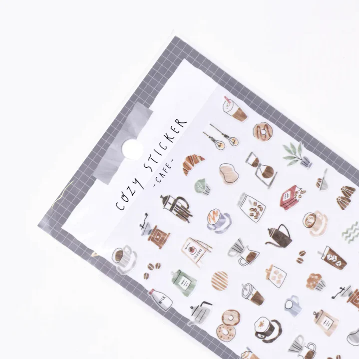 Mind Wave Cozy Stickers - Cafe