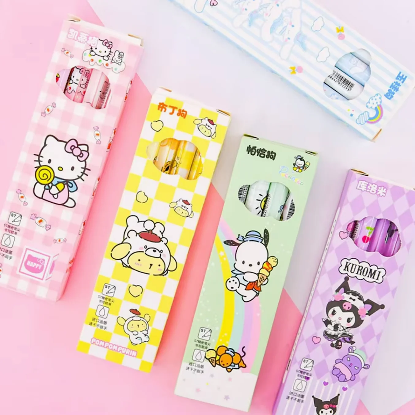 Sanrio Pochacco Gel Pen - Set of 4