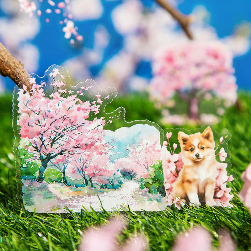 Kyoto in Spring PET Stickers - Limited Spring Edition