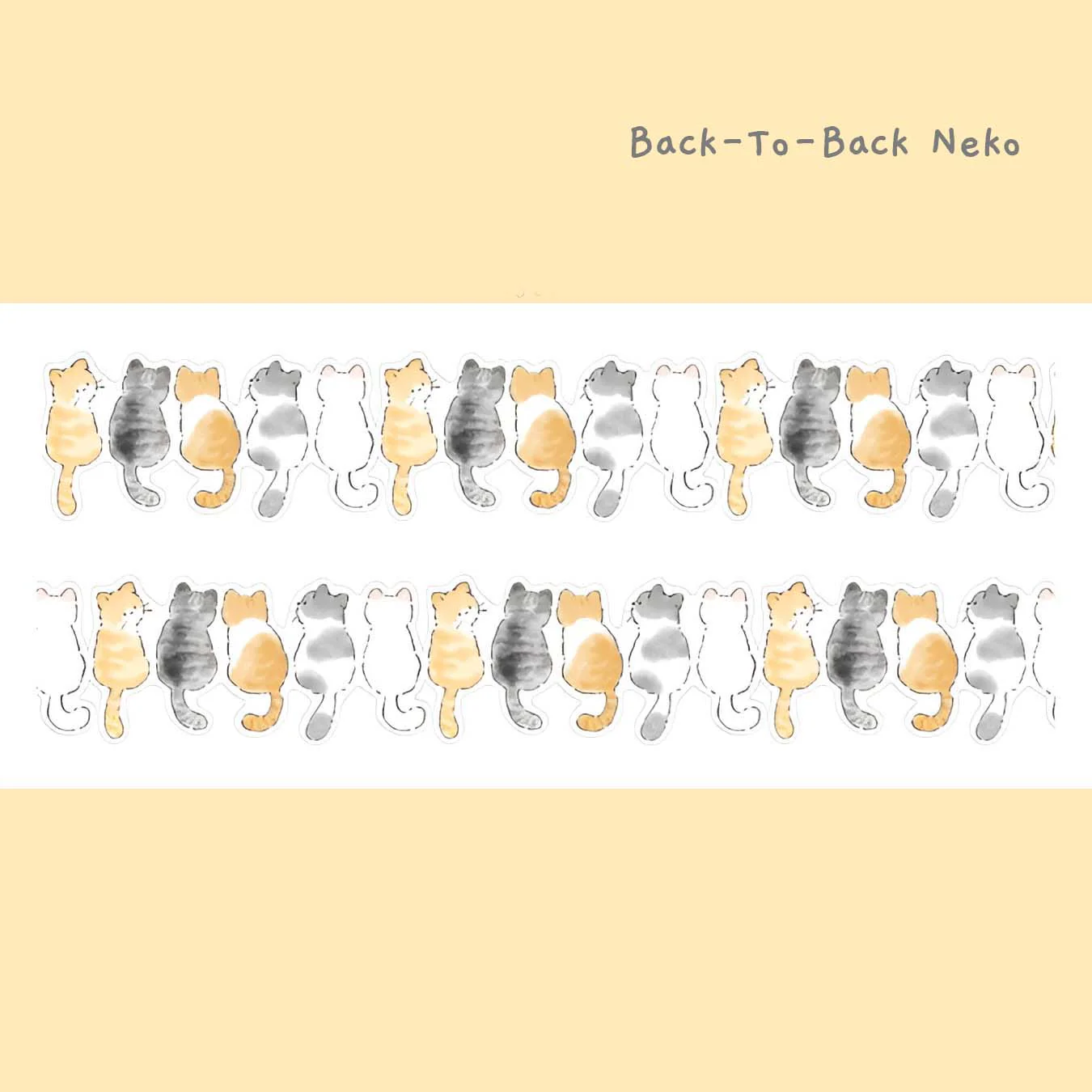 Doki-Doki Kitty Die-Cut Masking Tapes