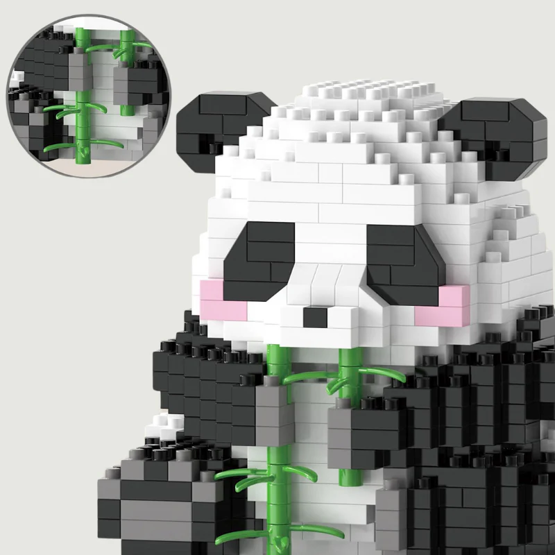 Hungry Panda Building Block Figure