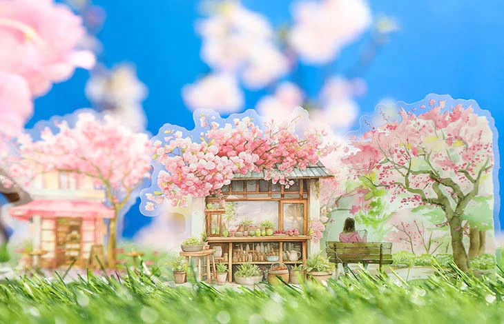 Kyoto in Spring PET Stickers - Limited Spring Edition